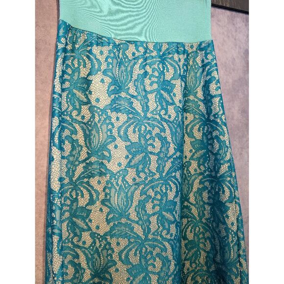 J Mode Lined lace maxi skirt size small - Picture 2 of 3